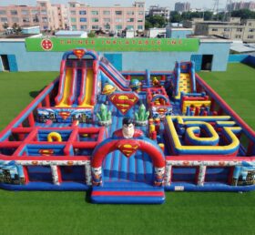 GF3-1513 Playground Inflável Tema Superman