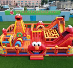 GF3-1523 Parque Infantil Inflável com Tema Tickle Me Elmo