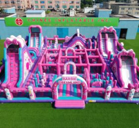 GF3-1531 Parque Inflável com Tema Barbie