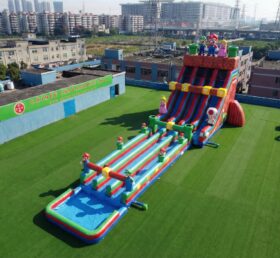 GS2-102 Tema Super Mario Escorregador Gigante Inflável Aquático