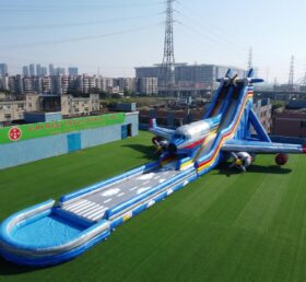 GS2-105 Escorregador Aquático Inflável Gigante com Tema de Avião
