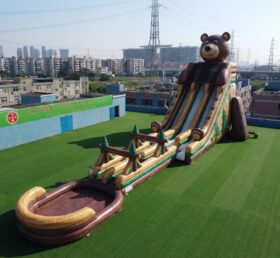 GS2-109 Escorrega Aquático Gigante com Tema de Urso Insuflável