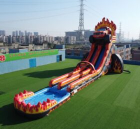 GS2-111 Escorregador Aquático Gigante com Tema Monstro Flamejante
