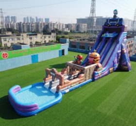 GS2-135 Tema Fortnite Escorregador Inflável Gigante de Água