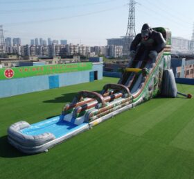 GS2-146 Escorregador Aquático Inflável Gigante com Tema King Kong