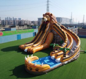 GS2-150 Escorregador Gigante Inflável com Tema de Leão