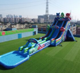 GS2-173 Escorregador Aquático Inflável Gigante com Tema PJ Masks