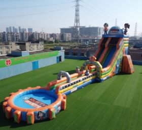 GS2-181 Escorrega Aquático Gigante Temático Rusty Rivets
