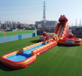 GS2-194 Tema Tickle Me Elmo Escorregador Aquático Gigante Inflável