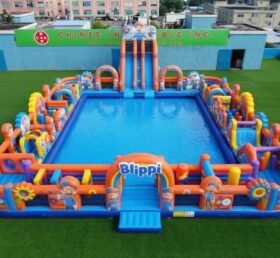 Pool3-857 Parque Aquático Inflável com Tema Blippi Wonders