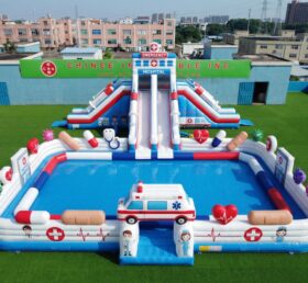 Pool3-878 Parque Aquático Inflável com Tema de Hospital