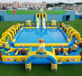 Pool3-884 Parque Aquático Inflável com Tema dos Minions
