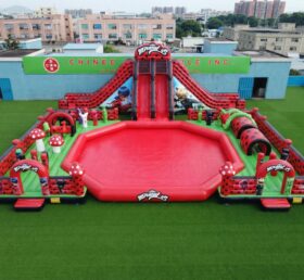 Pool3-885 Parque Aquático Inflável com Tema Miraculous Ladybug