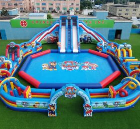 Pool3-891 Parque Aquático Inflável com Tema Patrulha Canina