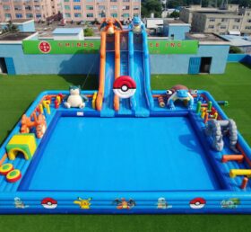 Pool3-898 Parque Aquático Inflável com Tema Pokémon