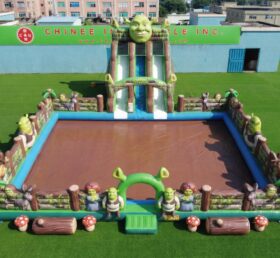 Pool3-905 Parque Aquático Inflável com Tema Shrek