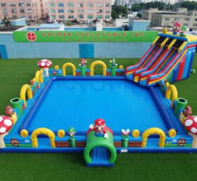 Pool3-911 Parque Aquático Inflável com Tema Super Mario
