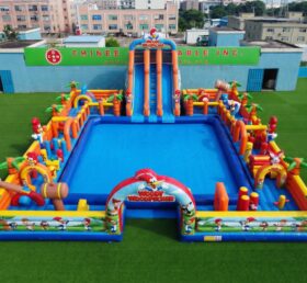 Parque Aquático Inflável com Tema do Pica-Pau Pool3-925
