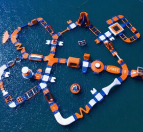 S594 Parque Aquático Inflável Aqua Park Ilha Aquática