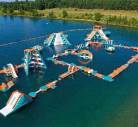 S596 Parque Aquático Inflável Ilha Aquática