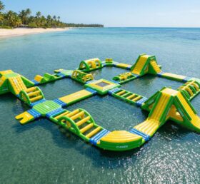 S606 Parque Aquático Inflável Ilha Aquática