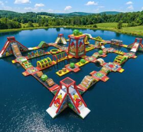 S621 Parque Aquático Inflável com Tema Angry Birds