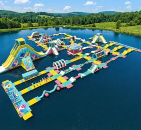 S623 Parque Aquático Inflável Tema Baby Shark