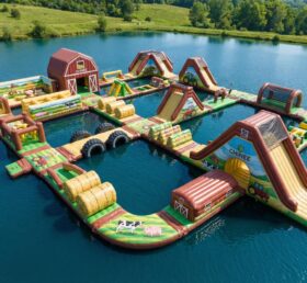 S633 Parque Aquático Inflável com Tema de Fazenda