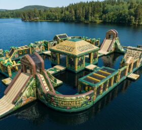 S637 Parque Aquático Inflável com Tema de Selva