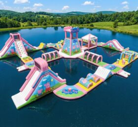 S644 Parque Aquático Inflável com Tema Peppa Pig