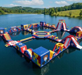 S648 Parque Aquático Inflável com Tema Roblox