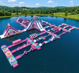 S649 Parque Aquático Inflável com Tema Shimmer & Shine