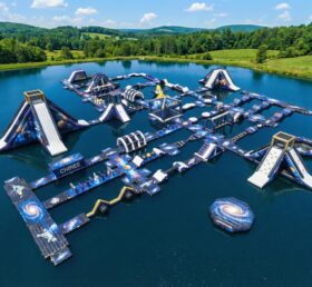 S653 Parque Aquático Inflável com Tema Espacial