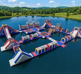 S672 Parque Aquático Inflável com Tema de Reino do Castelo
