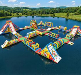 S673 Parque Aquático Inflável com Tema de Palhaço