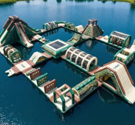 S676 Parque Aquático Inflável com Tema de Crocodilo