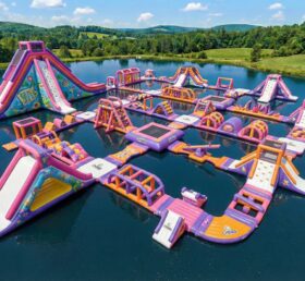S681 Parque Aquático Inflável com Tema Dora