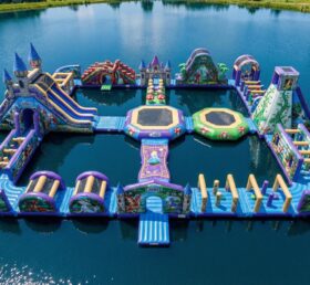 S682 Parque Aquático Inflável com Tema de Conto de Fadas