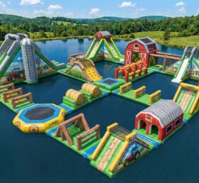 S683 Parque Aquático Inflável com Tema de Fazenda