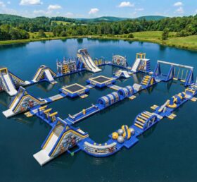 S696 Parque Aquático Inflável Tema Cavaleiro Nella