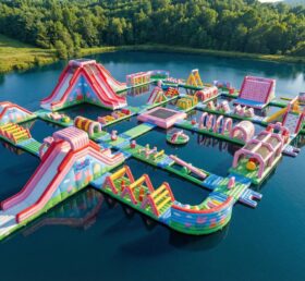 S697 Parque Aquático Inflável Tema Peppa Pig