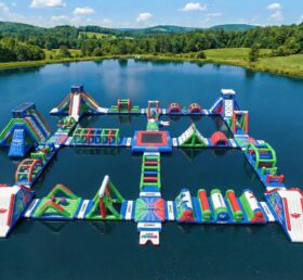 S699 Parque Aquático Inflável com Tema PJ Masks