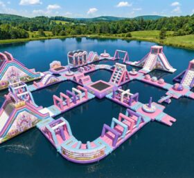 S701 Parque Aquático Inflável com Tema de Festas de Princesa