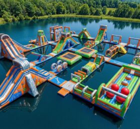 S702 Parque Aquático Inflável Tema Rusty Rivets