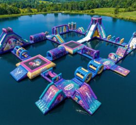 S704 Parque Aquático Inflável com Tema Shimmer & Shine