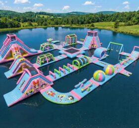 S711 Parque Aquático Inflável com Tema As Meninas Superpoderosas