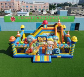 T2-7108 Pula-pula Inflável Temático Bob, o Construtor