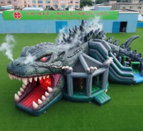 T2-7122 Pula-pula Inflável com Tema de Godzilla