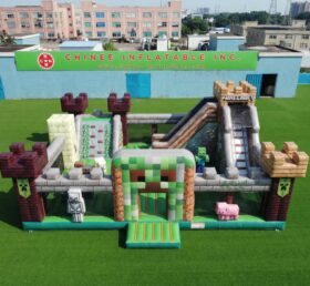 T2-7133 Pula-pula Inflável com Tema Minecraft