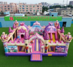 T2-7149 Pula-pula Inflável com Tema de Festas de Princesa